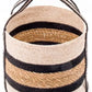 Fair Trade Mand Beige/zwart Jute - Hogla 35cm x h28cm