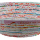 Fair Trade Schaal Rond Gerecycled Papier - 32 cm