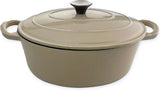 Le Bergier Ovale Cocotte Taupe - 4,3 L