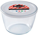 O Cuisine Bewaarbox Glas met Deksel Rond - 1,6L