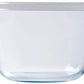 O Cuisine Bewaarbox Glas met Deksel Rond - 1,6L