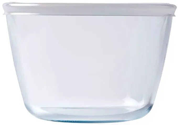 O Cuisine Bewaarbox Glas met Deksel Rond - 1,6L