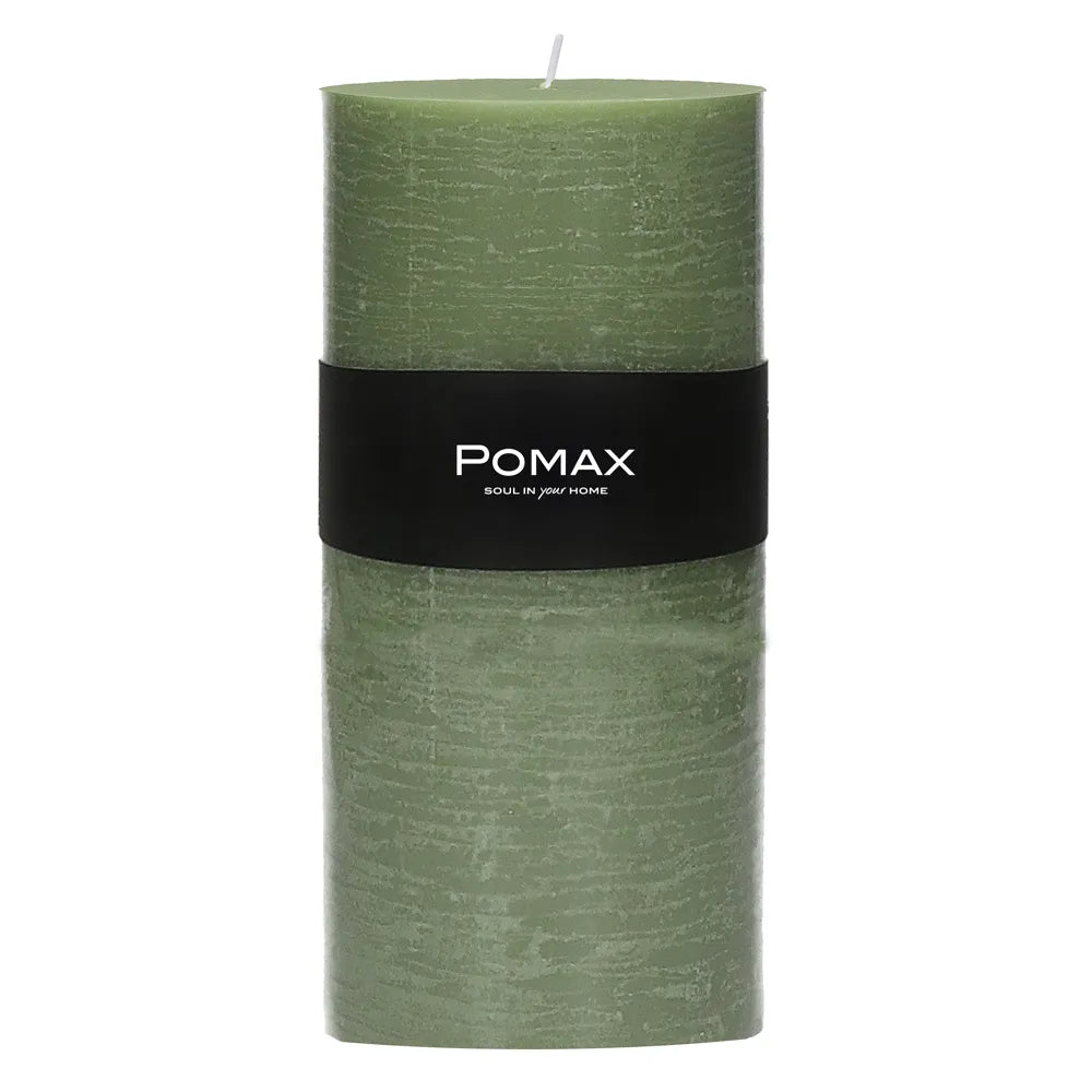 Pomax Kaars Avocado - Ø 10 x H 20 cm