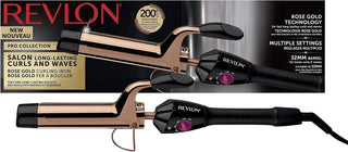 Revlon Black & Gold krultang / curling iron - Keramische krultang voor haarstyling