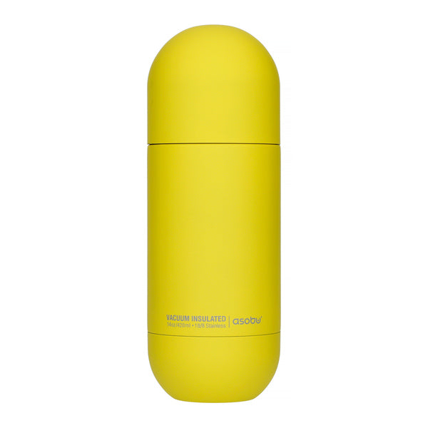 Asobu Orb Bottle Thermosfles - 420 ml - Geel