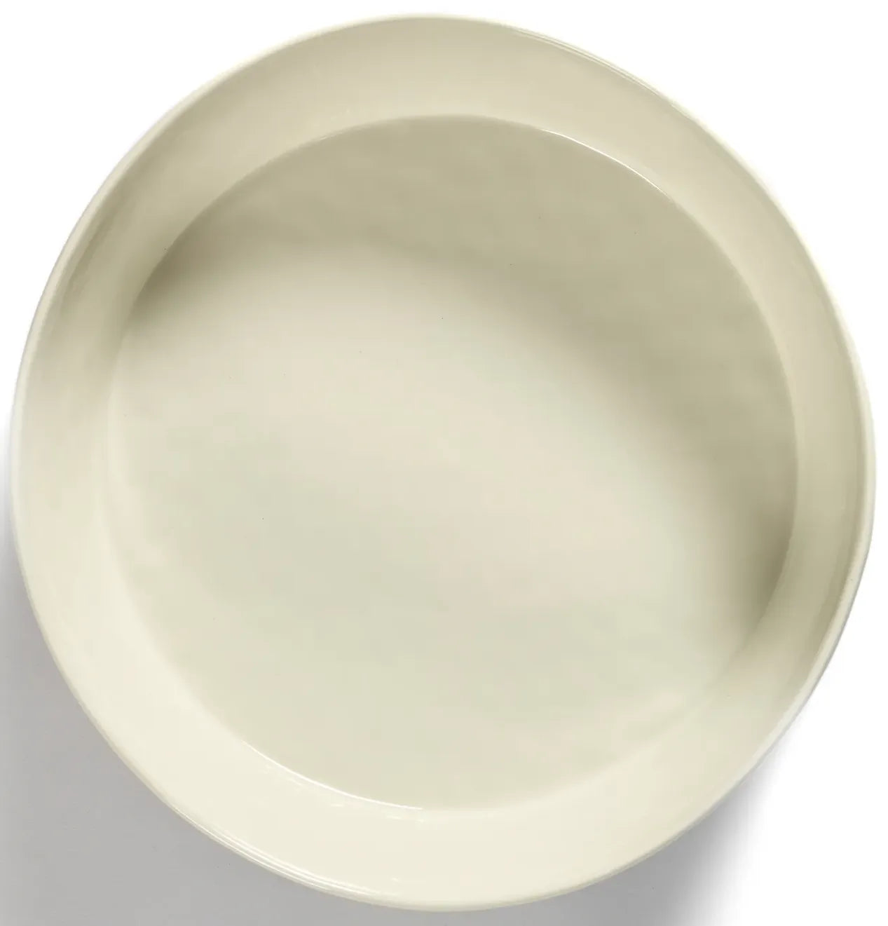 Serax X Ottolenghi Salad Bowl White Swirl Stripes Blue - 27,5xh9,5