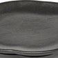 Serax X Sergio Herman Plate m Inku Black Ribbed - 13,9cm - 4 stuks