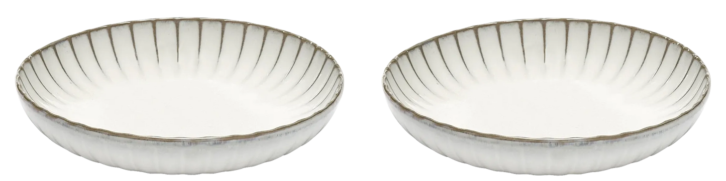 Serax X Sergio Herman Serveerschaal Inku - 23xh4,5cm - 2 stuks