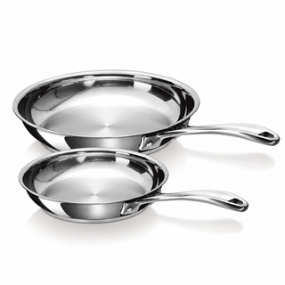 Alva Chef duo-set met twee RVS braadpannen 20 + 24 cm