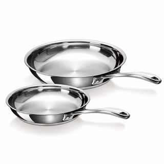 Alva Chef duo-set met twee RVS braadpannen 24 + 28 cm