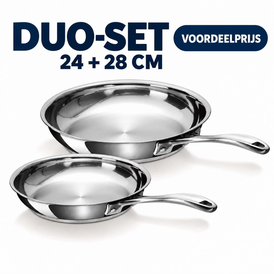 Alva Chef DUO-SET 24-28 CM – VOORDEELPRIJS