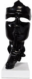 Design masker zwart - 42 cm