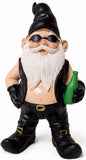 Stoere kabouter met fles - 32 cm
