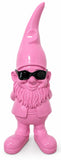 Coole Roze kabouter met bril - 28 cm