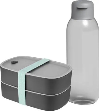 BergHOFF Lunchbox en Waterfles - 0,5 L - Grijs