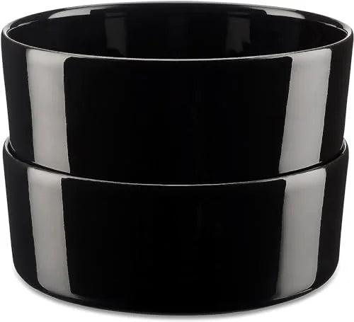 Berndorf Zwarte porseleinen bowls - Set 2 stuks - 16 cm