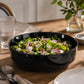 Berndorf zwarte saladeschaal porselein - 26 cm