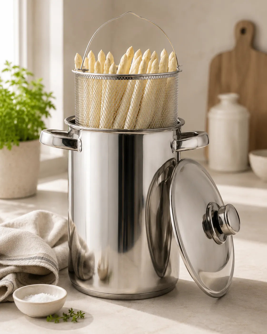 Blokker Aspergepan Comfort RVS - 4,2L - 16cm