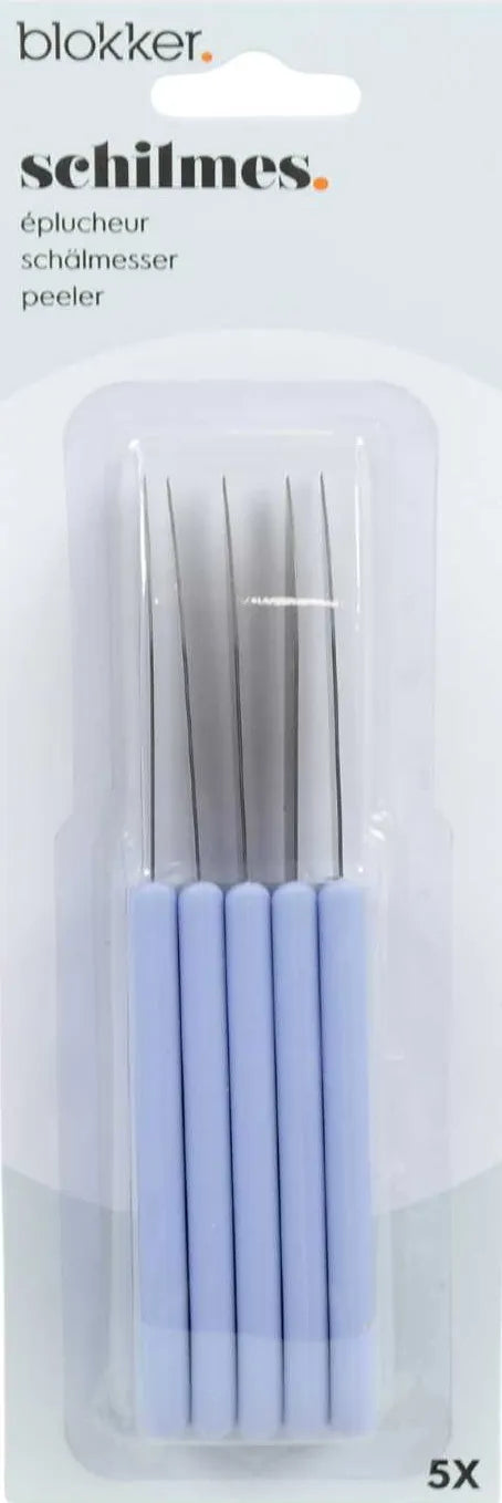 Blokker Schilmesjes Blauw - 5 stuks