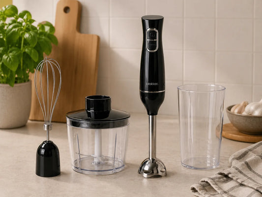 Blokker Staafmixerset Zwart 400W - 4-delig