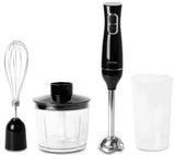 Blokker Staafmixerset Zwart 400W - 4-delig