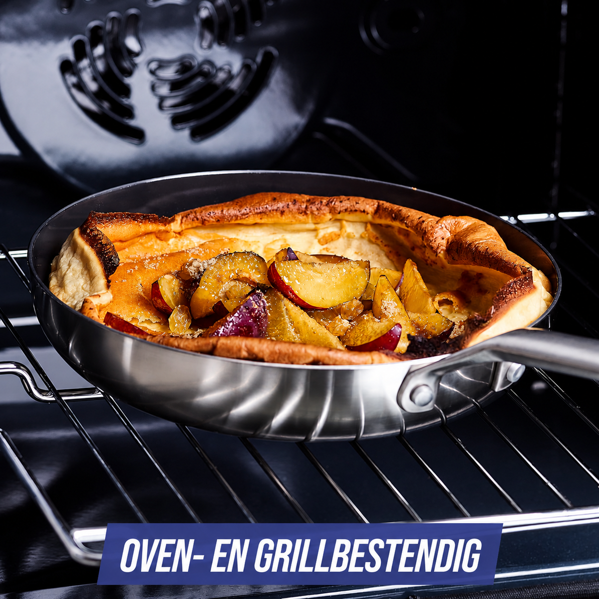Blue Diamond Triple Steel Pannenset 11-delig - Keramisch RVS