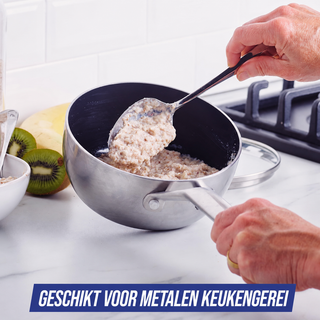 Blue Diamond Triple Steel Pannenset 11-delig - Keramisch RVS