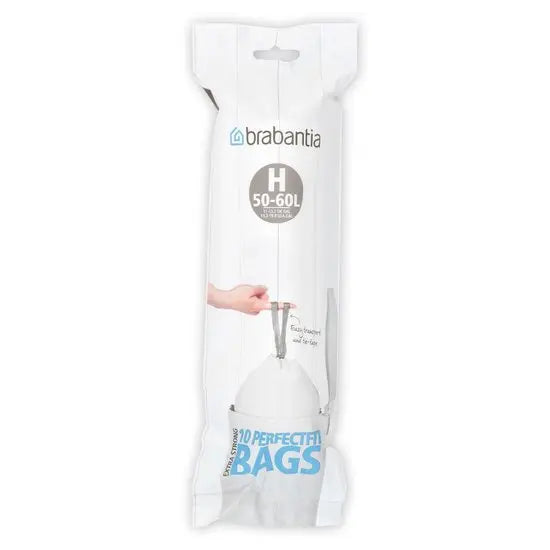 Brabantia PerfectFit Afvalzakken Code H 50/60 l - 10 stuks
