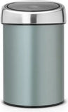 Brabantia Touch Bin Prullenbak - 3 L - Metallic Mint