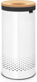Brabantia Wasbox 35 l – Wit met kurken deksel