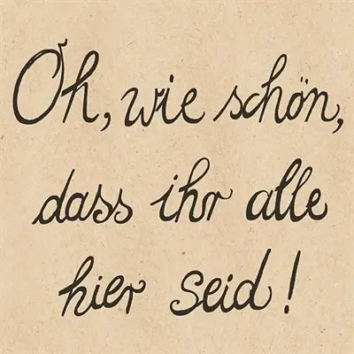 Braun + Company Papierservetten 'Oh, wie schön' – 33x33 cm, 3-laags, 20 stuks - foto 2