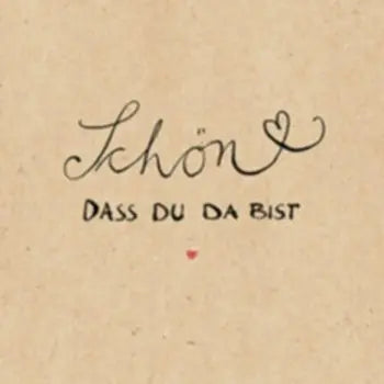 Braun + Company Papierservetten 'Schön, dass Du da bist' 33x33 cm – 20 stuks