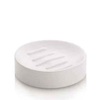 Kela Groove Zeepschaal – Wit Keramiek, Ø 11,5 cm