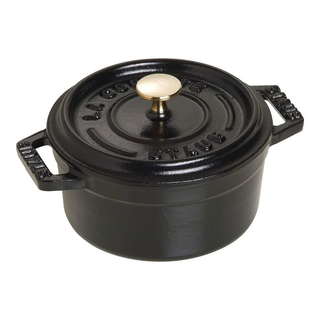 Staub Mini-Cocotte Gietijzer – Zwart, 10 cm, 0,25 l