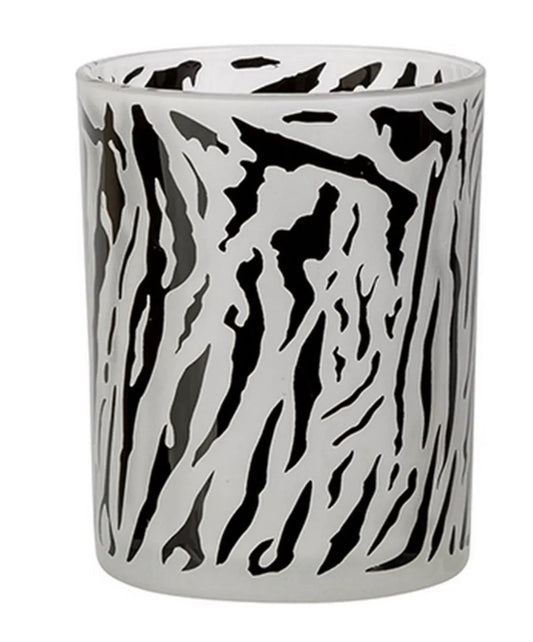 Theelichthouder Zebra