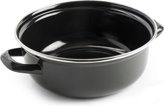 Dagelijkse Kost emaille stoofpot 22 cm olijfgroen – zonder deksel