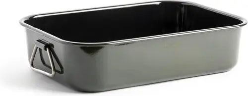 Dagelijkse Kost Braadslede - 39,5x28,6 cm - Olijfgroen - Emaille