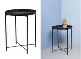 DAY Bijzettafel Metaal Zwart - Ø 38 cm / 50 cm hoog
