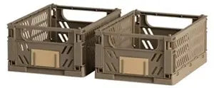 Day Plooibox Dusty Walnut 17x12,5x7 cm – set van 2 - foto 3