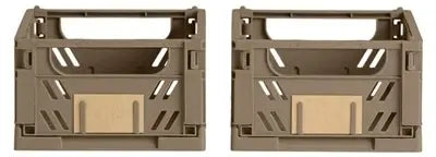 Day Plooibox Dusty Walnut 17x12,5x7 cm – set van 2