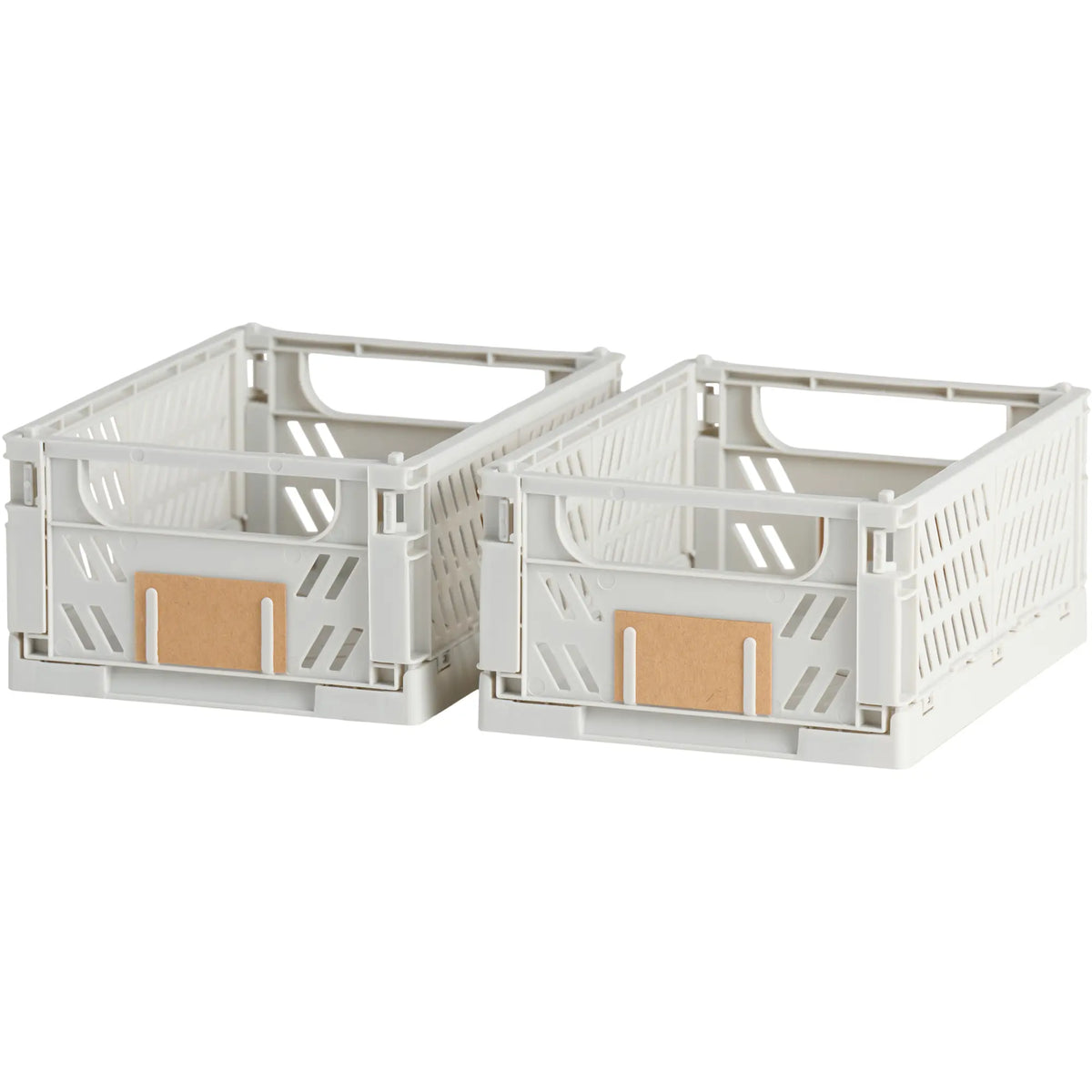 DAY Plooibox lichtgrijs 17x12,5x7 cm – set van 2 stuks