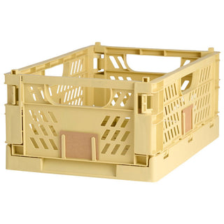 Day plooibox zandgeel 50 x 33 x 20 cm schuin aanzicht