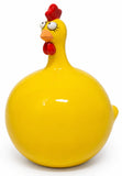 Geel kippenbeeldje - 23 cm