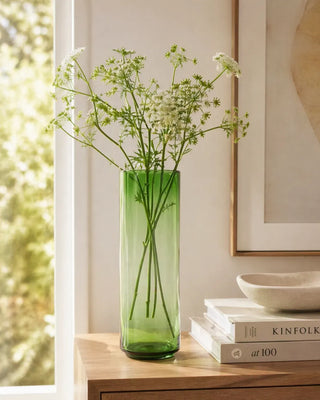 Fair Trade vaas H 35 cm - groen
