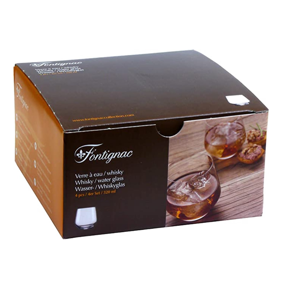 Water-/Whiskyglas Fontignac - set 4 stuks
