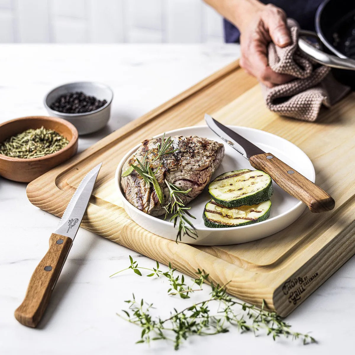 Greenpan Steakmessen Chop & Grill set - 2 stuks