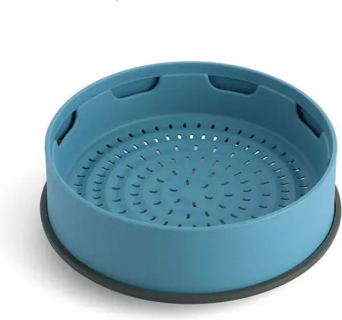 GreenPan Steamy Siliconen Stoommandje - 24 cm - Blauw