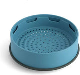 GreenPan Steamy Siliconen Stoommandje - 24 cm - Blauw