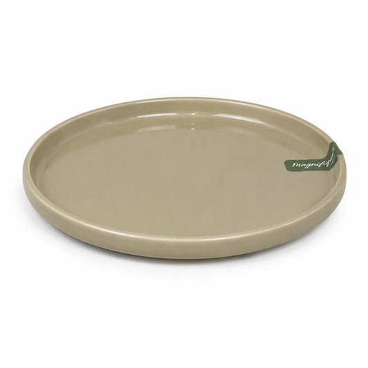 Gusta Magnifique Ontbijtbord - 21 cm - Taupe