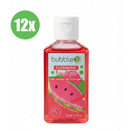Bubble-T Handgel Watermeloen - Voordeelverpakking 12 x 50 ml